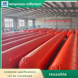 Multifunctional PVC Water Cofferdam Reusable Temporary Water Barrier For Aquatic Engineering Works thumbnail-4