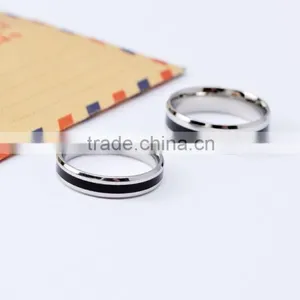 New Design Couple Rings 316l Stainless Steel Jewelry Wedding Rings thumbnail-2