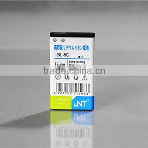 3.7V Rechargeable Li-ion Mobile Phone Battery With Dual IC BL-5C 1050mAh for Nokia N70 thumbnail-1