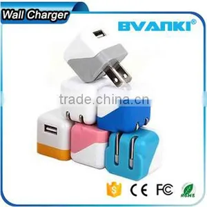 New Products 2016 Innovative Product Universal 5v 1a Colorful Foldable Home and Travel USB Charger for IPhone 7 Wall Charger thumbnail-6