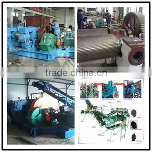 High Quality Scrape Waste Tyre Shredder Into Rubber Powder(energy Saving)/rubber Powder Making Line thumbnail-2