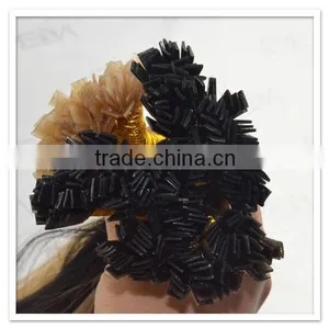 Wholesale European Flat Tipped Fusion Hair Extension Bun Hairpieces thumbnail-1