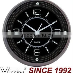2014 New Design Plastic Material Wooden Wall Clock thumbnail-3
