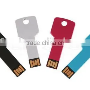 High Speed USB 2.0 32GB Metal Colorful Flat Usb Key thumbnail-1