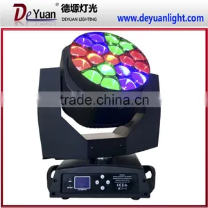 Cheap 19pcs Bee Eyes Zoom Sharpy Moving Head/ Led Rgbw Colorful Zoom Stage Light thumbnail-2