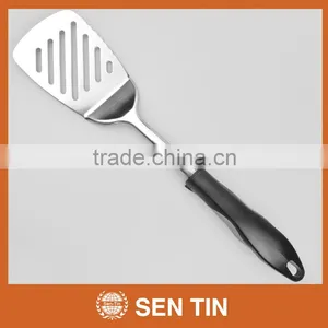 KU-A04BTPR Stainless Steel Slotted Turner With PP & TPR Handle Kitchen Tool thumbnail-1
