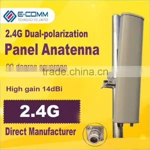 2.4Ghz 14dBi Outdoor Directional Sector Dual Polarization Panel MIMO Antenna for WLAN/WIFI thumbnail-1