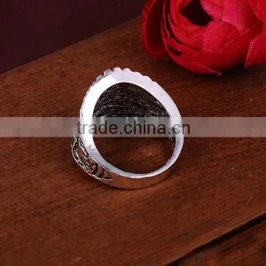 Top Quality Men's Zinc Alloy Wholesale Skull Rings thumbnail-3
