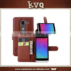 Mobile Phone PU Leather Flip Wallet Cover Case for LG Leon thumbnail-2