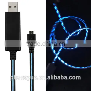 Guangzhou High Quality Led Visible Moving Running Micro Usb Cable for Wholesale thumbnail-4