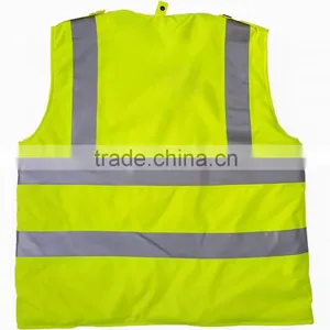 Workwear EN471 CLASS 3 Hi Vis Reflective Safety Body Warmer thumbnail-2