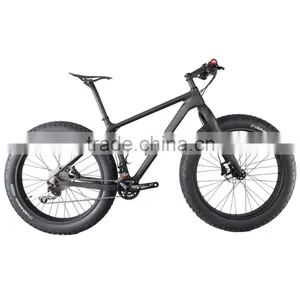 2015 Hot Sell Carbon Complete Fatbike UD Matt With Fat Fork 150mm thumbnail-1