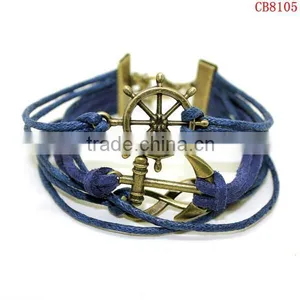 CB8105 China Jewelry Wholesale Infinity Anchor Bracelet Website thumbnail-1
