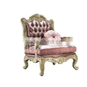 Baroque Living Room Armchair Classic Single Seater Sofa thumbnail-1