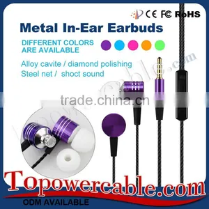 2016 Hot Sale Factory Price Premium 3.5mm In Ear Earphone Headphone With Mic thumbnail-1
