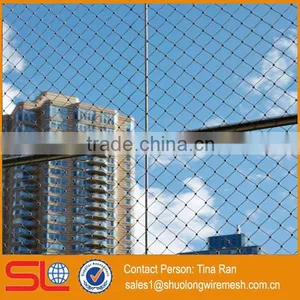 7x7 Structure 1.6mmx60x104mm Ferruled & Knotted Type Flexible Stainless Steel Cable Net thumbnail-2