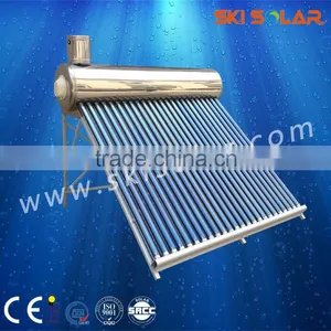 300L Home Appliance Solar Products Solar Thermal Heating System: Non-pressure Stainless Steel Solar Power System thumbnail-3
