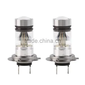 2pcs H7 100W High Power COB LED Car Auto DRL Driving Fog Tail Headlight Light Lamp Bulb White 12-24V Car Styling Free Shipping thumbnail-2