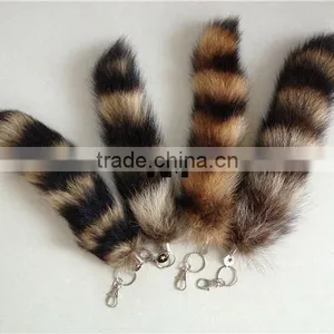 2014 Hot Selling 100% Genuine Raccoon Tail Fur thumbnail-6