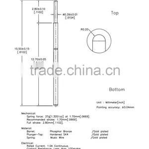 SP1-051155-D01 Bareboard Testing Probe Needle for PCB Copying Electrical thumbnail-1