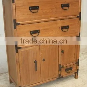 Three Door Three Drawer Cabinet thumbnail-1