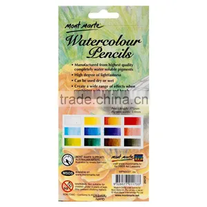 Mont Marte Watercolour Pencils 12pce thumbnail-2