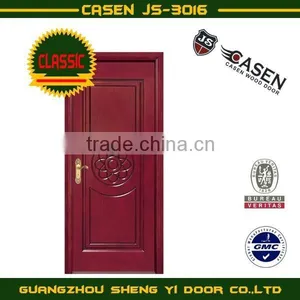 Mahagony Wooden Front Door Design thumbnail-1