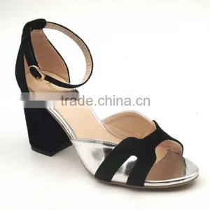 Hot Sell High Quality Mix Color Women Middle Heel Sandals thumbnail-1