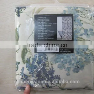 100% Polyester Fabric Printing Bathroom Curtain thumbnail-1