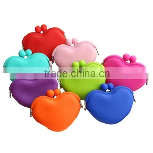 Yummy Gummy Silicone Heart Shape Coin Purse,Silicone Purse,Gummy Coin Purse thumbnail-1