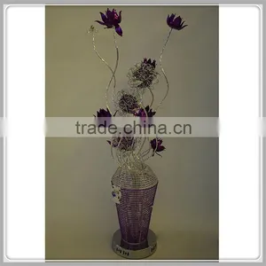 Aluminium Table Lamp Pruple Fire Dagon Flower Wire RGB Led Table Lamp Indoor Table Lamp thumbnail-1