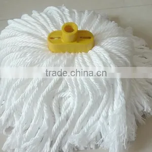 Polyester Mop Head Material and Plastic Pole Material Polyester Cotton End Loop Mop Head thumbnail-6
