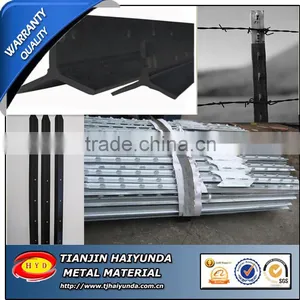 Chain Link Fence Studded Steel Post thumbnail-1