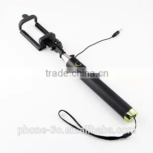 Most Popular Extendable Selfie Stick, Cable Selfie Stick Wired Monopod for IOS Android Smart Phone With CE, Rohs thumbnail-5