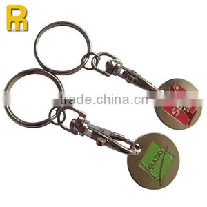 Custom Logo Shopping Cart Token Keychain thumbnail-3