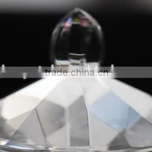 New Product Crystal Glass Sugar Bowl With Lid Table Decoration thumbnail-2