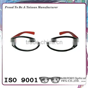 Bicolor and Rhinestones Decoration Eyewear thumbnail-3