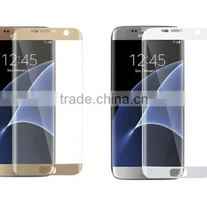 2016 New Arrival Full Cover 3D Curved Tempered Glass Screen Protector For Samsung Galaxy s7 Edge thumbnail-1