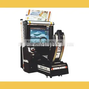 32 Inch Car Simulator Racing Machine , Indoor Coin Operated Game Machine for Kids thumbnail-1