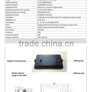 Plastic Weighing Indicator OIML thumbnail-2