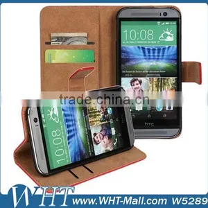 Designer Mobile Cell Phone Case for HTC One 2 M8 Leather Flip Case Cover thumbnail-1