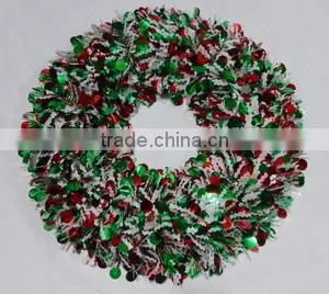 2015 Decorative Christmas PET Wreath for Decoration thumbnail-1