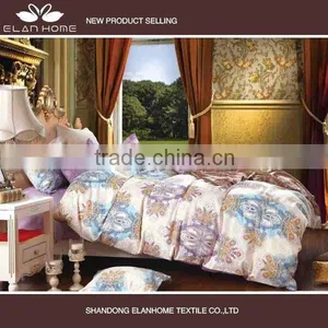 100% Cotton 128*68 Wholesale Pigment Printing Comforter Cover Set thumbnail-2