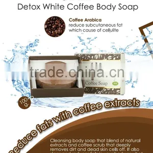 "KIYONO" DETOX WHITE COFFEE NATURAL SOAP FOR BATH AND BODY SKIN WHITENING SOAP thumbnail-1
