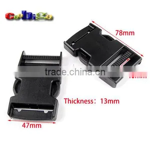 1-1/2"(40mm) Webbing Side Release Buckle Plastic for Backpack Straps #FLC398-40B thumbnail-1