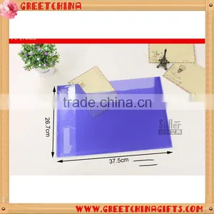 Promotional A4 Transparent Plastic Folder Documents Envelope Waterproof Bag thumbnail-2