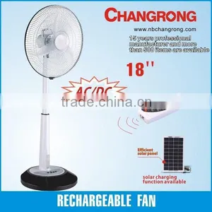 3-speed Double Battery Electric Stand Fan thumbnail-1