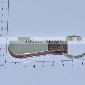 2016 Exhibiton Hot Leather Double Side Key Chain for Custom Logo thumbnail-6