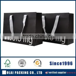 Logo Printing Paper Bag Silver Foil Stamp Paper Bag thumbnail-1