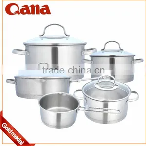 Induction Stainless Steel Handle Cookware Pots thumbnail-1